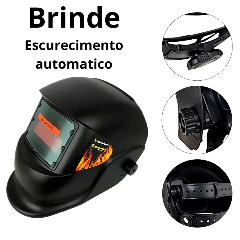 Máquina de Solda Laser Portátil Multiprocesso 150A Proteção Térmica + BRINDE