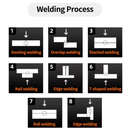 Máquina de Solda Laser Portátil Multiprocesso 150A Proteção Térmica + BRINDE