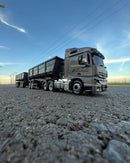 Miniatura Mercedes-Benz Actros 2651 + Rodocaçamba Randon – Escala 1/24 (Personalizável)