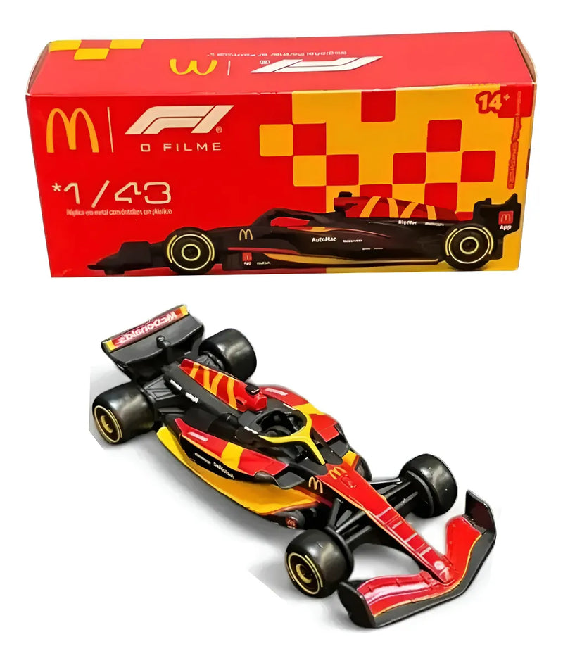 Miniaturas Carro Formula 1 Mc Donalds F1 O Filme 1/43 Kit Cor Preto