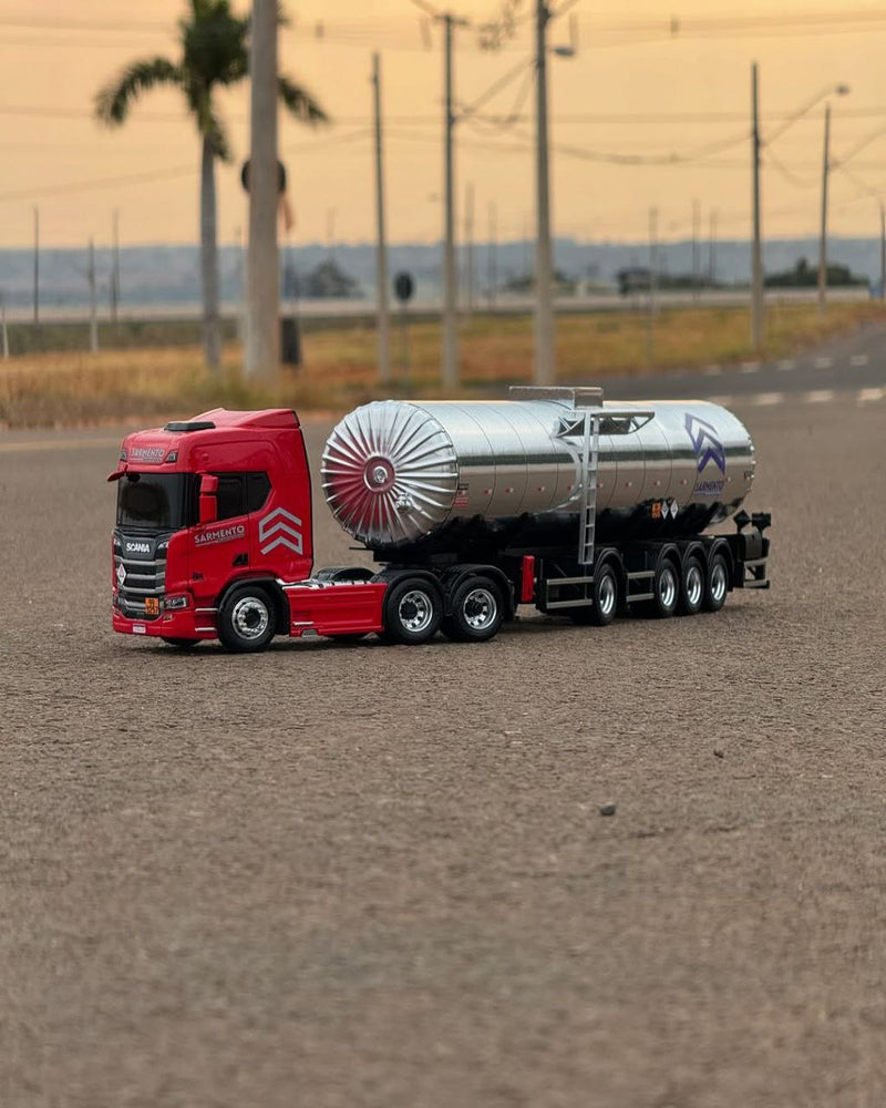 Miniatura Scania NTG Carreta 4 Eixos – Escala 1/24