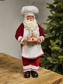 PAPAI NOEL COLECIONÁVEL CONFEITEIRO 46CM