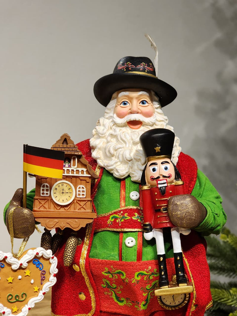 PAPAI NOEL ALEMÃO COLEÇÃO KURT S. ADLER 28CM