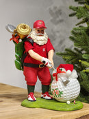 PAPAI NOEL GOLF COLEÇÃO KURT S. ADLER 27CM